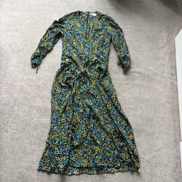 Victoria Beckham Silk Floral Maxi Dress - Picture 2 of 8